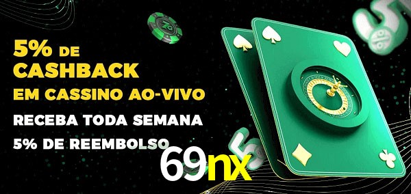 Promoções do cassino ao Vivo 69nx